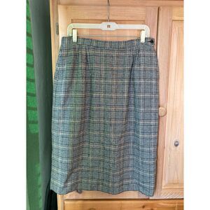 Pendleton | Vintage Wool Shift Skirt in Plaid | Size L